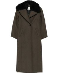Blumarine - Single-Breasted Coat - Lyst