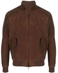 Baracuta - G9 Harrington Suede Leather Jacket - Lyst