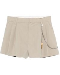 Alexander Wang - チェーントリム タックショートパンツ - Lyst