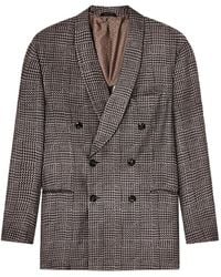 Giorgio Armani - Double-Breasted Coat - Lyst