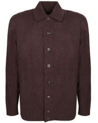 Dell'Oglio - Button-Down Cardigan - Lyst