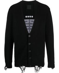 Givenchy - V Neck Cardigan - Lyst