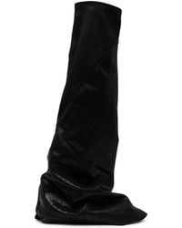 Rick Owens - Slouchy Layered Knee-high Boots - Lyst