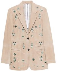 S.W.O.R.D - Embellishment Single-Breasted Jacket - Lyst