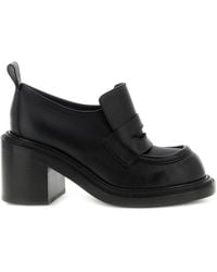 Moschino - 90Mm Olivia Leather Loafers - Lyst