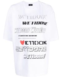 we11done - Logo-print Short-sleeve T-shirt - Lyst