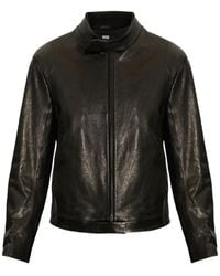 Post Archive Faction PAF - Rider Stand-Collar Leather Jacket - Lyst