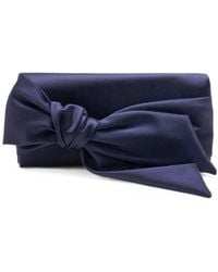 Carolina Herrera - Karlita Bow-Detail Clutch Bag - Lyst