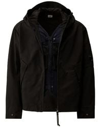 C.P. Company - Twill Hooded Lens Jacket - Lyst