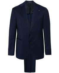 Tagliatore - Pinstriped Wool Single-breasted Suit - Lyst