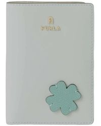 Furla - S Camelia Pass-Etui Mit Blumen-Patch - Lyst