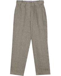 Alysi - Striped Tapered-leg Trousers - Lyst