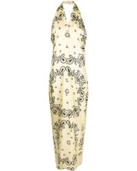 Nanushka - Vestido largo Elima con estampado de cachemira - Lyst