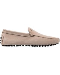 Tod's - Gommino Driving Shoes In Nubuck - Lyst