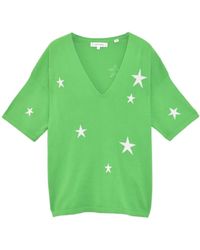 Chinti & Parker - T-Shirt mit Intarsien-Sternen - Lyst