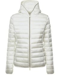 Save The Duck - Abrigo Con Cremallera Y Capucha - Lyst