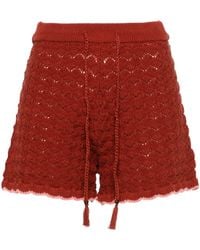 Scotch & Soda - Contrasting-trim Knitted Shorts - Lyst