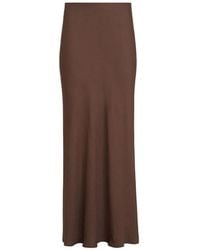 Brunello Cucinelli - Fluid Bias-Cut Skirt - Lyst