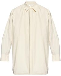Jil Sander - Drop-shoulder Cotton Shirt - Lyst