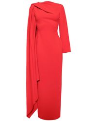 Solace London - The Lydia Draped Cady Gown - Lyst