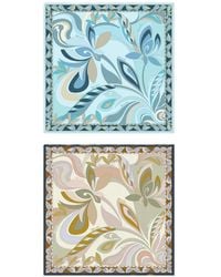 Marella - Abstract-Print Silk Scarf - Lyst