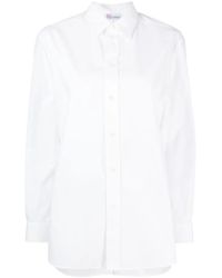 RED Valentino - Camicia Tie-Back Cotton Shirt - Lyst