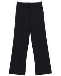 Berwich - Patrizia Pressed-Crease Wool Trousers - Lyst