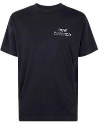 New Balance - T-Shirt Chrome Runner Métallisé - Lyst