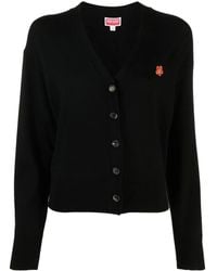 KENZO - V-Neck Cardigan - Lyst