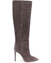 Paris Texas - 110mm Pointed-toe Suede Boots - Lyst