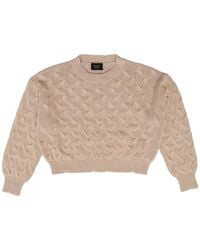 HTC - Braided Cable-Knit Sweater - Lyst
