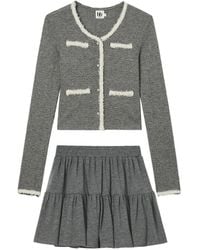 B+ AB - Set Aus Rock Und Oberteil Mit Kontrastbesatz - Lyst