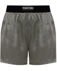 Tom Ford - Lounge-Shorts mit Polka Dots - Lyst