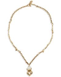 Marni - Encased-Pearl Branch-Motif Necklace - Lyst