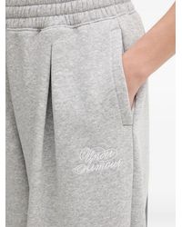 Under Armour - Rival Fleece Script Pleated Wide-Leg Track Pants - Lyst