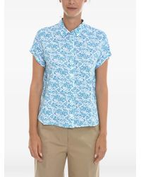 Samsøe & Samsøe - Majan Floral-Print Short-Sleeve Shirt - Lyst