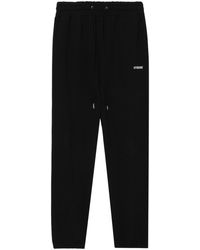 we11done - Logo-print Cotton Track Trousers - Lyst