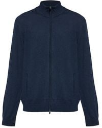 EA7 - Cardigan À Fermeture Zippée - Lyst