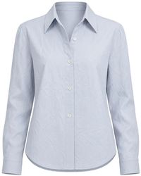 WE-AR4 - The Layered Crinkled-Effect Button-Down Shirt - Lyst