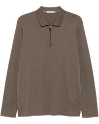Canali - Zip-Neck Long-Sleeve Sweater - Lyst