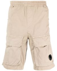 C.P. Company - Cargo-Shorts mit Logo-Patch - Lyst