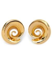 Burberry - Pendientes Tulip - Lyst