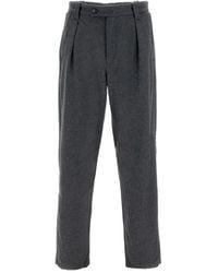 A.P.C. - Pleated Wool-Blend Trousers - Lyst