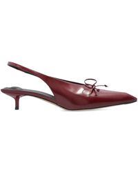 Jacquemus - 40 Mm Cubisto Slingback Pumps Met Strik - Lyst
