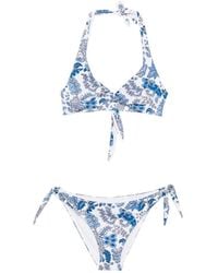 MC2 Saint Barth - Yali Floral-Print Bikini - Lyst