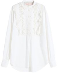 Valentino Garavani - Embroidered Blouse - Lyst