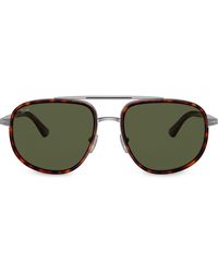 Persol Klassische Pilotenbrille - Mettallic