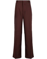 Jil Sander - Pressed-crease Tailored Trousers - Lyst