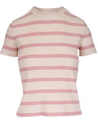 Vince - Gestreept T-Shirt - Lyst
