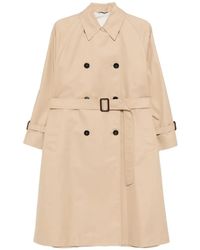 Weekend by Maxmara - Double-Breasted Belted Coat - Lyst